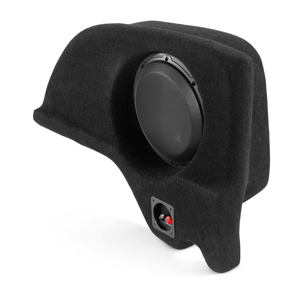 JL Audio Stealthbox custom-fit enclosed subwoofer for Jeep Grand Cherokee at Houston Car Stereo