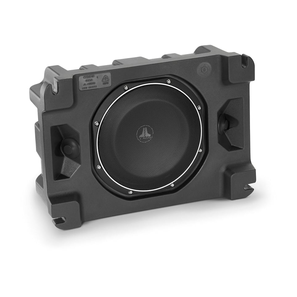JL Audio PES110-TW1-2 loaded enclosed car subwoofer for powerful bass upgrade at Houston Car Stereo