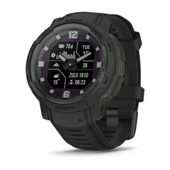 Garmin Instinct Crossover Solar - Tactical Edition Black rugged tactical GPS smartwatch at Houston Car Stereo