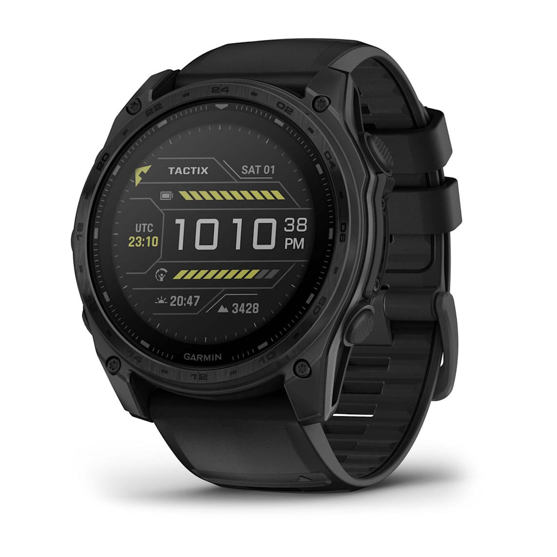 Garmin tactix 8 - 51 mm Solar Elite tactical GPS smartwatch at Houston Car Stereo