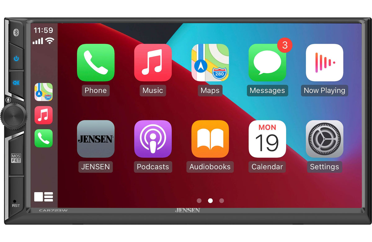 Receiver with Wireless Android Auto & Apple Carplay – CAR723W