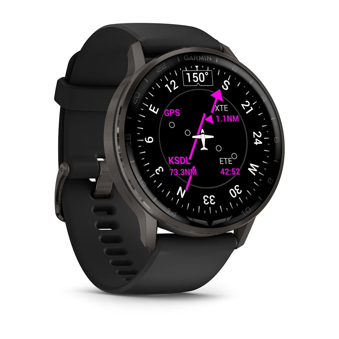 Garmin D2 Air X15 Slate aviation GPS smartwatch at Houston Car Stereo