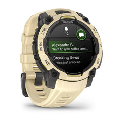 Garmin Instinct 3 - 45 mm AMOLED Citrine rugged outdoor GPS smartwatch at Houston Car Stereo
