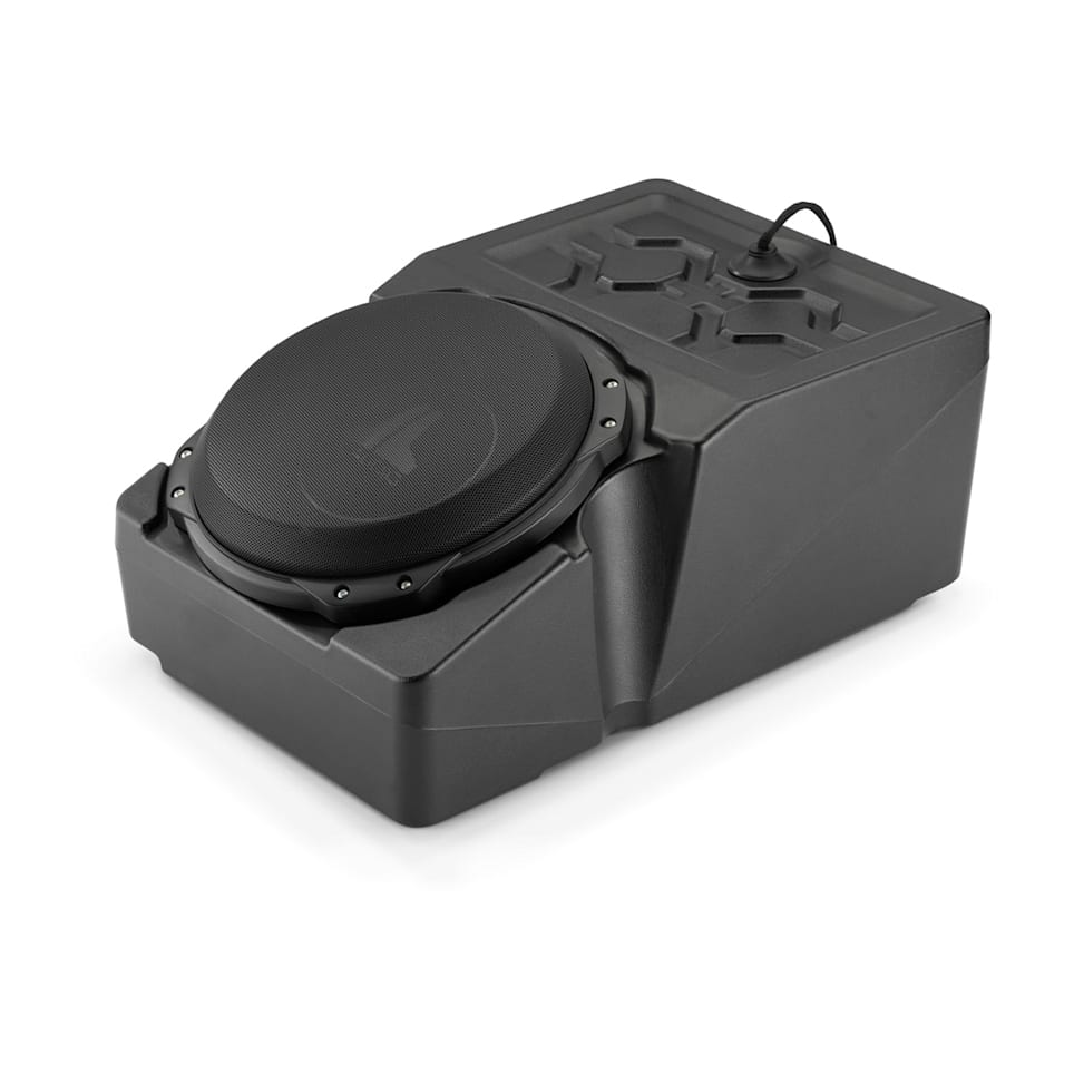 JL Audio Stealthbox custom-fit enclosed subwoofer for Polaris RZR at Houston Car Stereo