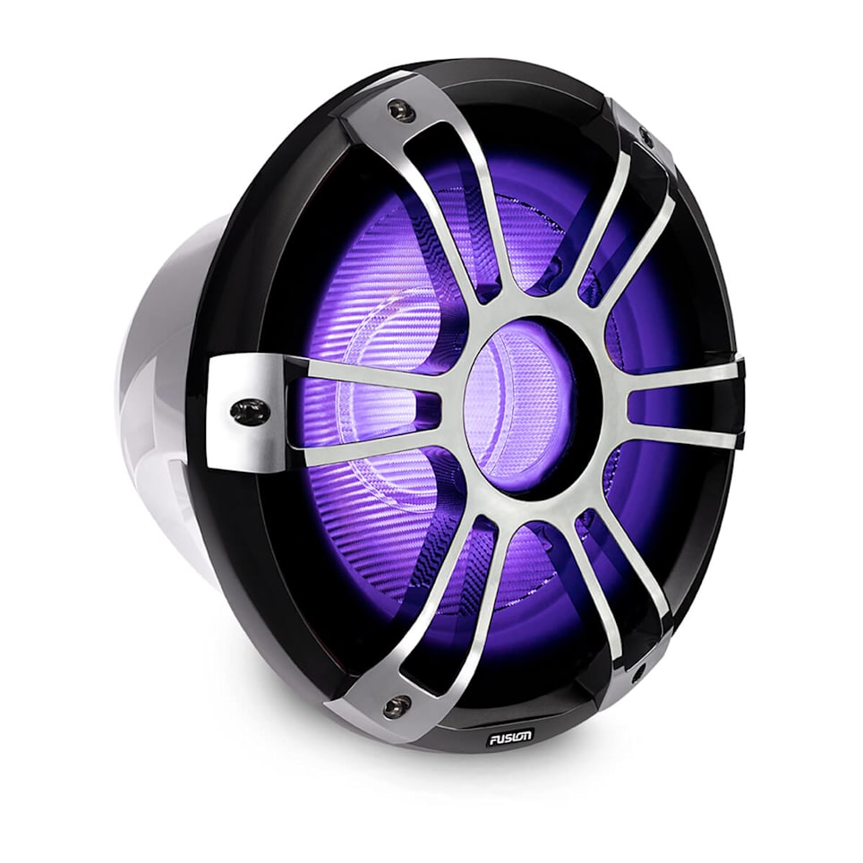 Fusion 010-02436-11 marine subwoofers for deep boat bass and waterproof audio upgrades, waterproof marine audio upgrade available across the USA