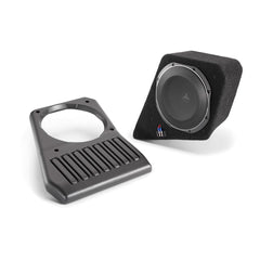 JL Audio Stealthbox custom-fit enclosed subwoofer for Jeep Wrangler Unlimited, Passenger Side 2 ohm at Houston Car Stereo