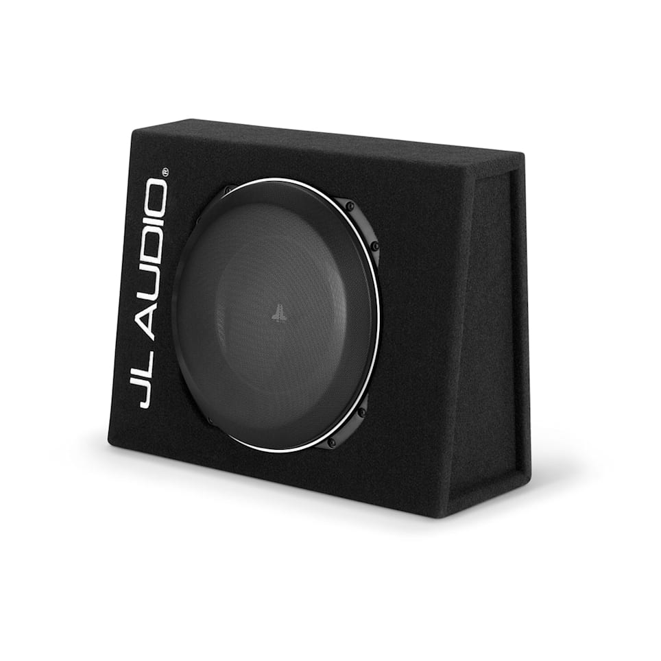 JL Audio CS113TG-TW5v2 loaded enclosed car subwoofer for powerful bass upgrade at Houston Car Stereo