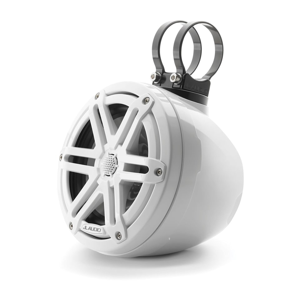 JL Audio M3-650VEX-Gw-S-Gw wake tower marine speakers for boats, wakeboard towers and open-water sound, waterproof marine audio upgrade available across the USA