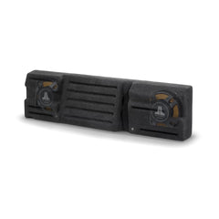 JL Audio Stealthbox custom-fit enclosed subwoofer for Toyota Tundra CrewMax at Houston Car Stereo