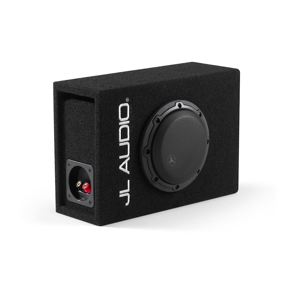 JL Audio CP106LG-W3v3 loaded enclosed car subwoofer for powerful bass upgrade at Houston Car Stereo