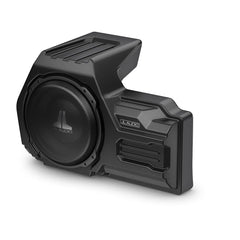 JL Audio Stealthbox custom-fit enclosed subwoofer for Jeep Wrangler Unlimited, Passenger Side, 4 Ohm at Houston Car Stereo