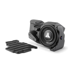 JL Audio Stealthbox custom-fit enclosed subwoofer for Polaris RZR 4 900, 900XC, XP 1000 and XP4 1000 at Houston Car Stereo