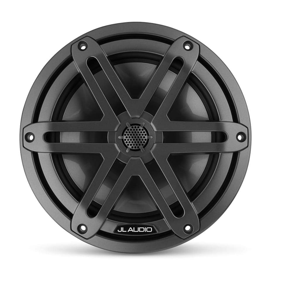JL Audio M3-770X-S-Gm marine speakers for boats, pontoons, yachts and marine sound systems, waterproof marine audio upgrade available across the USA